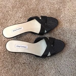Black Dress Slides